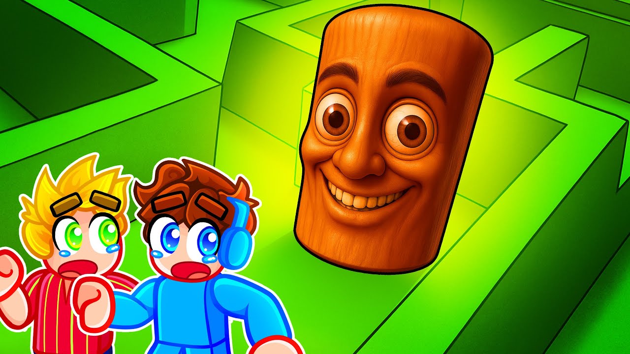 Uteč před OBŘÍ HLAVOU v Roblox Bludišti!
