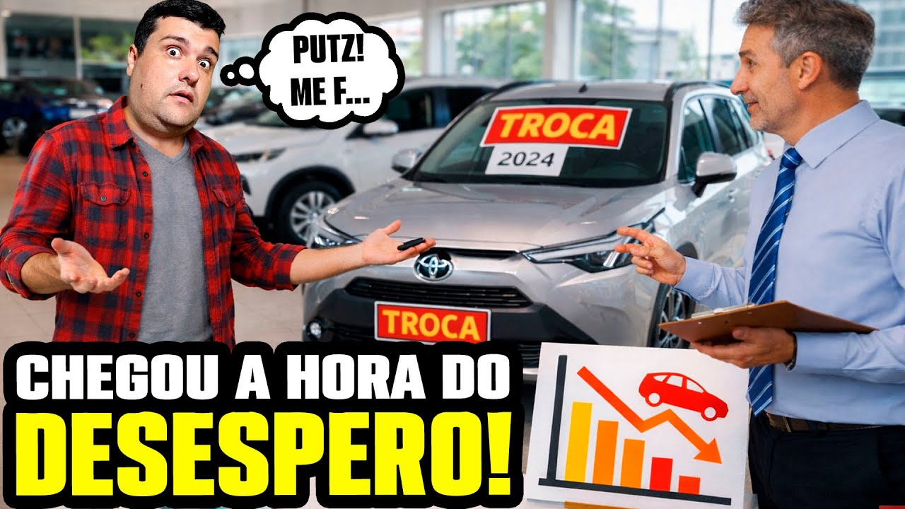 PARTICULARES DESESPERADOS! NINGUÉM quer mais CARRO USADO CARO! OPORTUNIDADE de PAGAR MENOS? E AGORA?