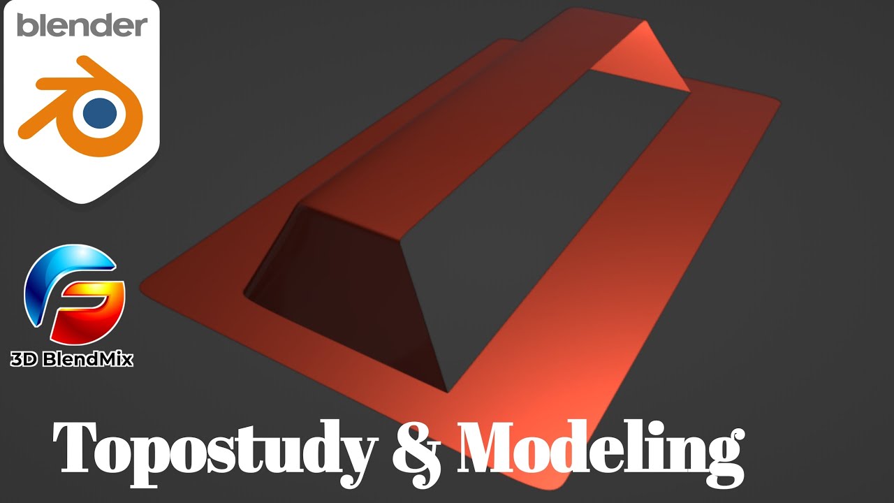 Исследование топологии и моделирование в BLENDER | как смоделировать вентиляционное отверстие