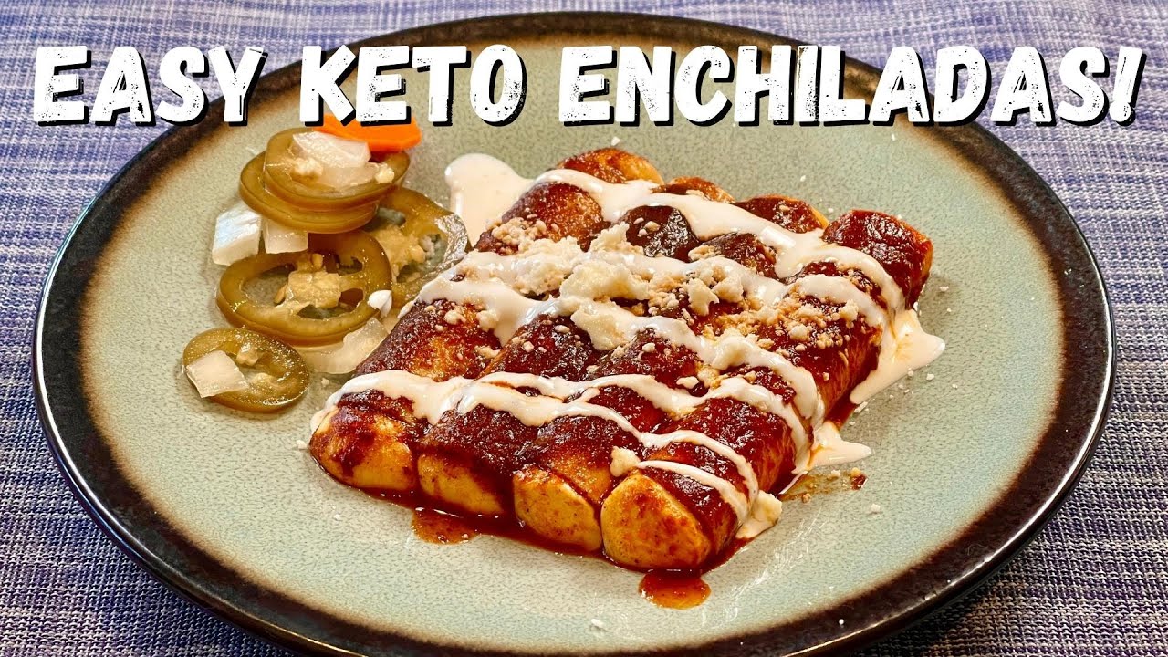 I Used Chicken as the Tortilla! 🍗 Easy Keto Enchiladas + 3 Sauces Reviewed
