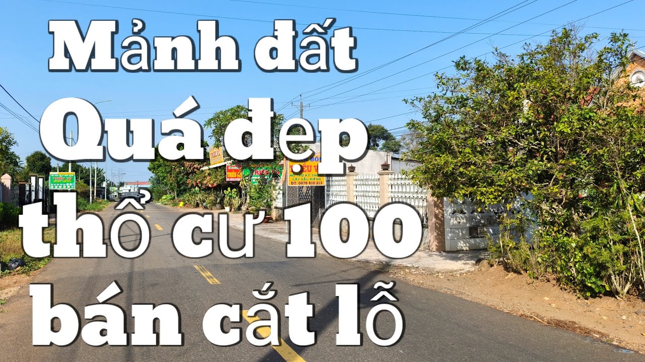 Mảnh vườn thổ cư 100 đường liên xã, bán rẻ nhất thị trường do kẹt tiền BRVT hotline :0777444662