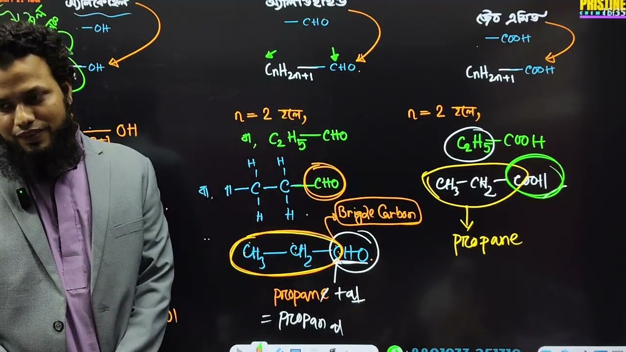 SSC CHEMISTRY | অ্যালকোহল, অ্যালডিহাইড ও জৈব এসিডের বিস্তারিত আলোচনা | #ABDSIR