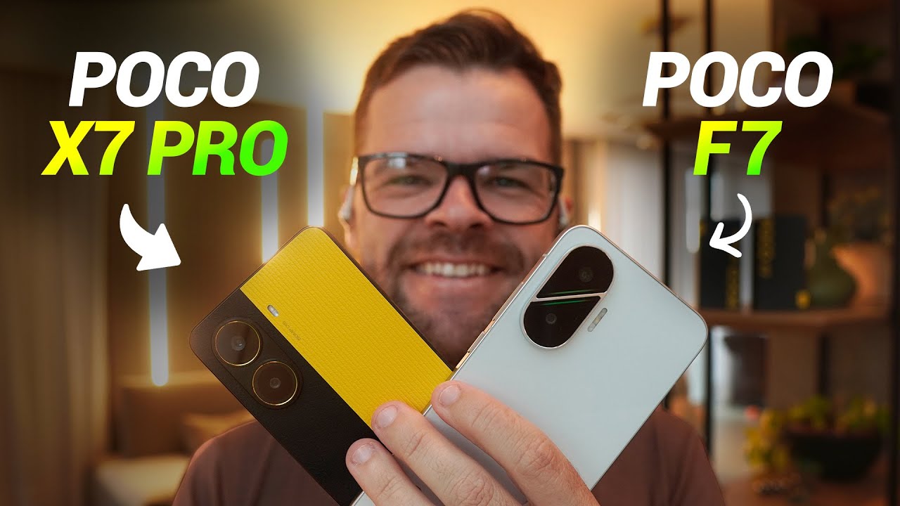 POCO X7 Pro vs POCO F7: testei os dois e só um realmente vale o seu dinheiro