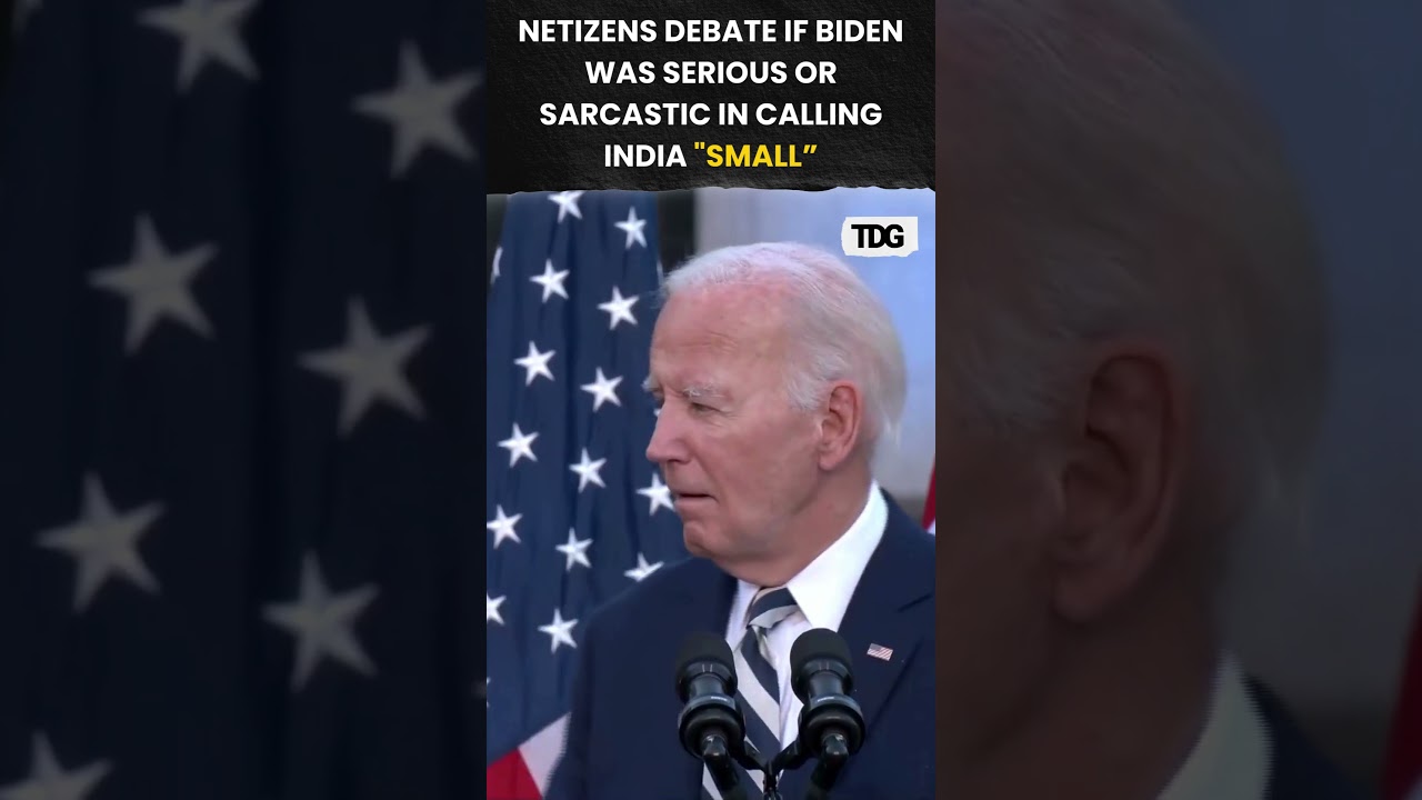 #watch | Biden forgot whom to introduce and called India a small country during introductory remarks