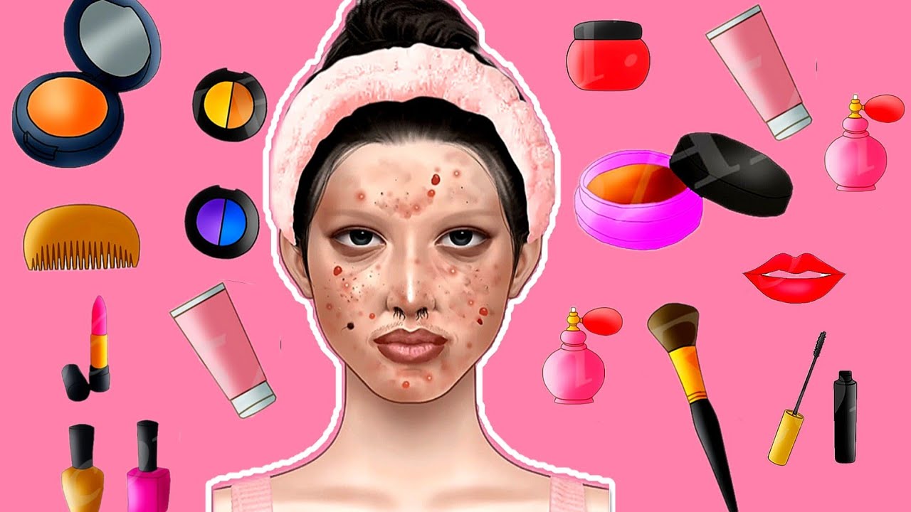 Skin Care With Makeup In My Salon - (In android phone gameplay)