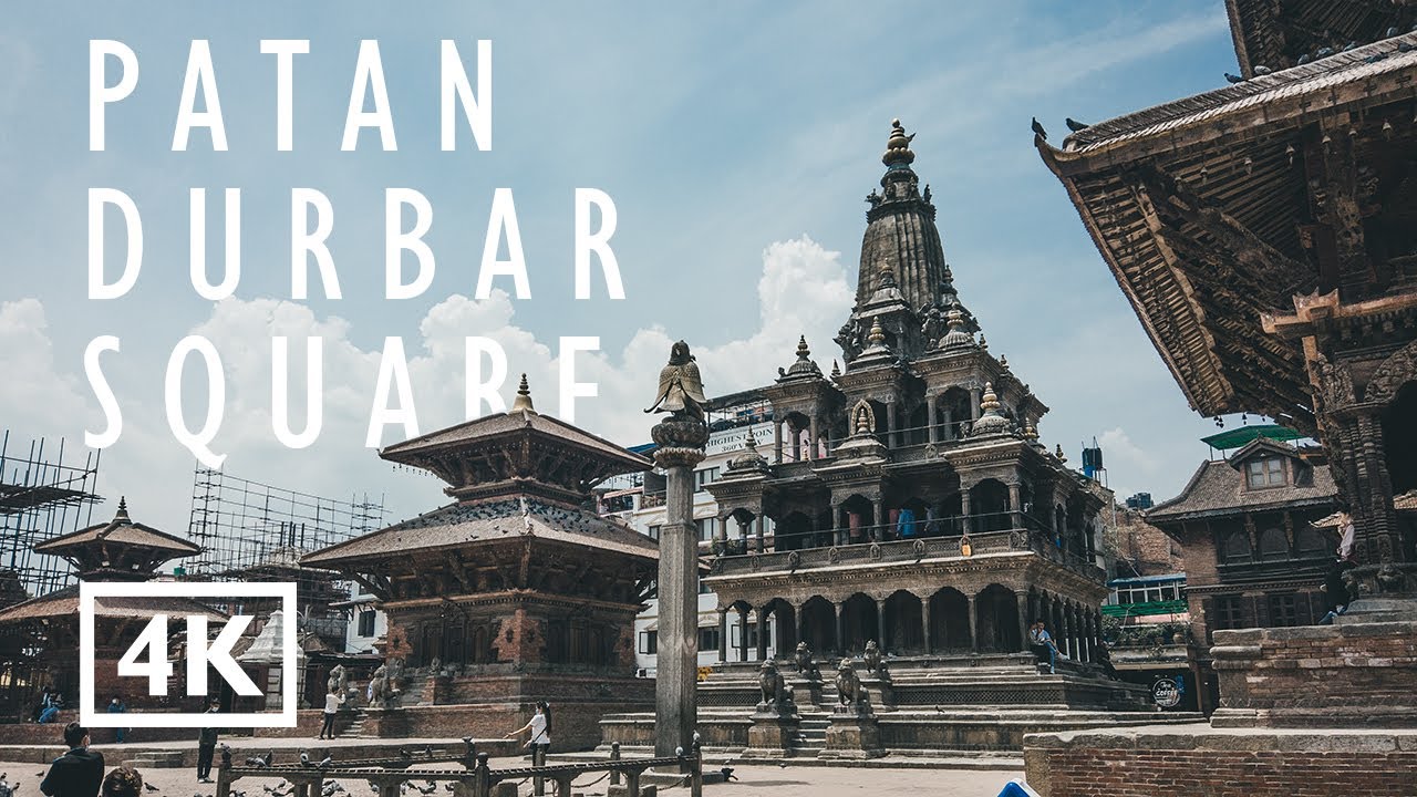 Patan Durbar Square | Pimbahal | Walking Tour | 4k