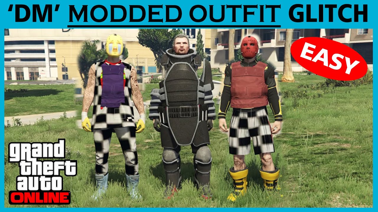 DM MODDED OUTFIT Glitch on GTA Online (EASY) (Complete Explanation)