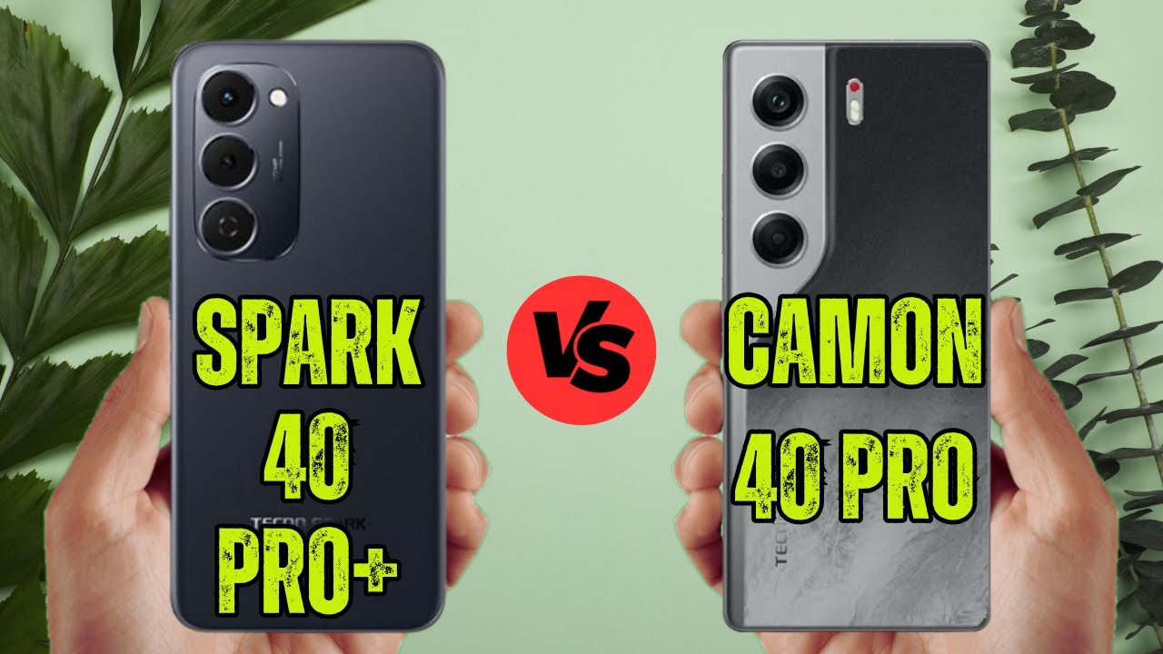 Tecno Spark 40 Pro Plus против Tecno Camon 40 Pro ⚡Какой из них лучше?