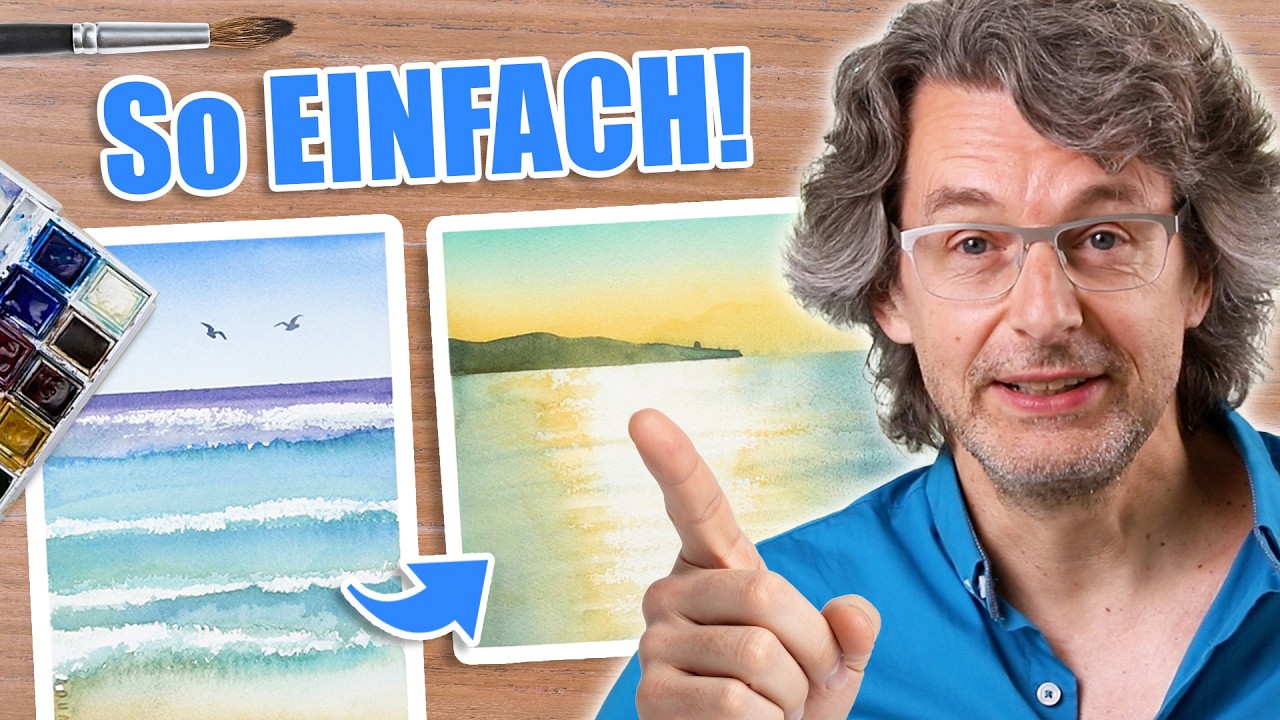 Grundlagen im Aquarell: Wichtige Techniken Schritt für Schritt