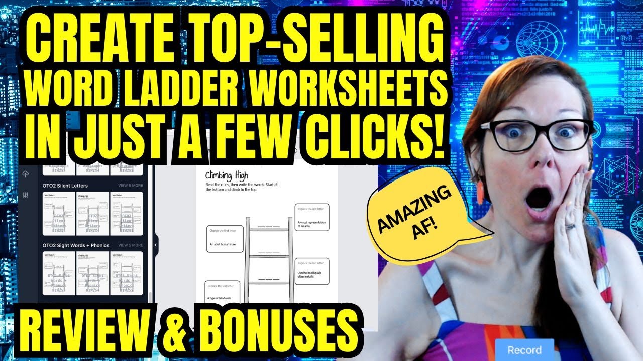 Word Ladder Worksheets Generator Review, Demo, and Bonuses! Is it worth the money?