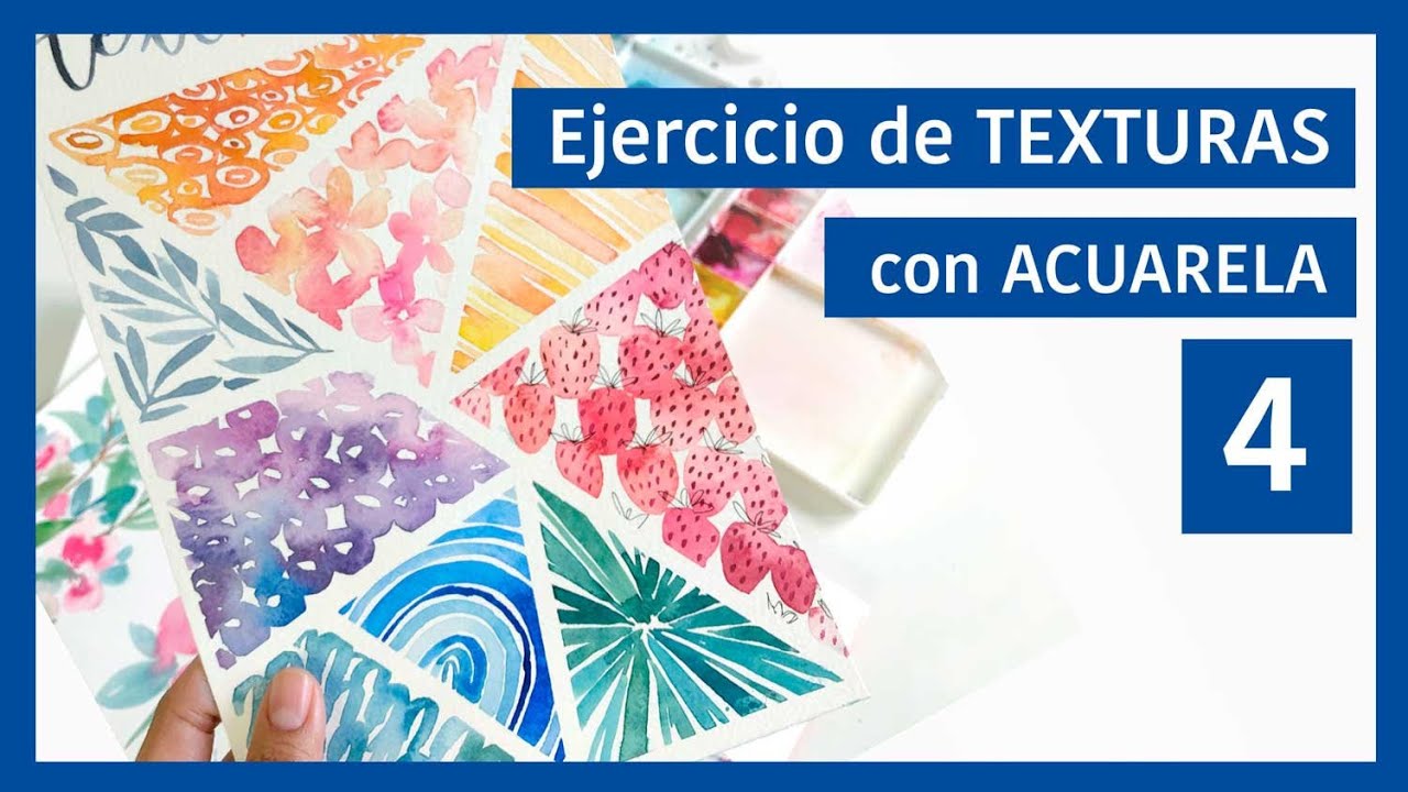 TEXTURAS con ACUARELAS