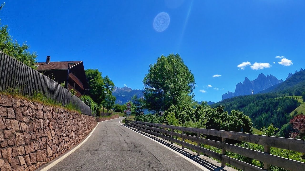 🇮🇹 Driving to PASSO DELLE ERBE Italy | VAL DI FUNES scenic drive | Alto Adige 4k 60fps