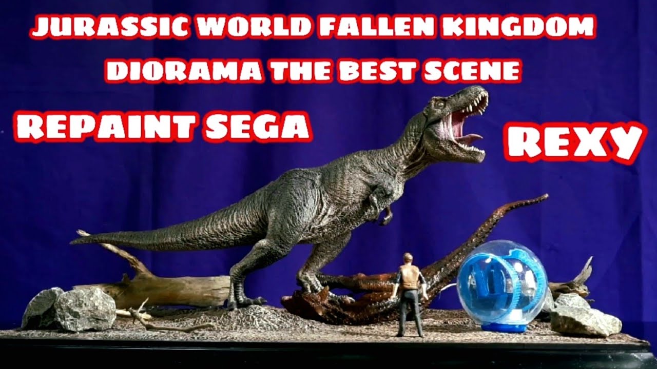 REPAINT AND DIORAMA JURASSIC WORLD FALLEN KINGDOM