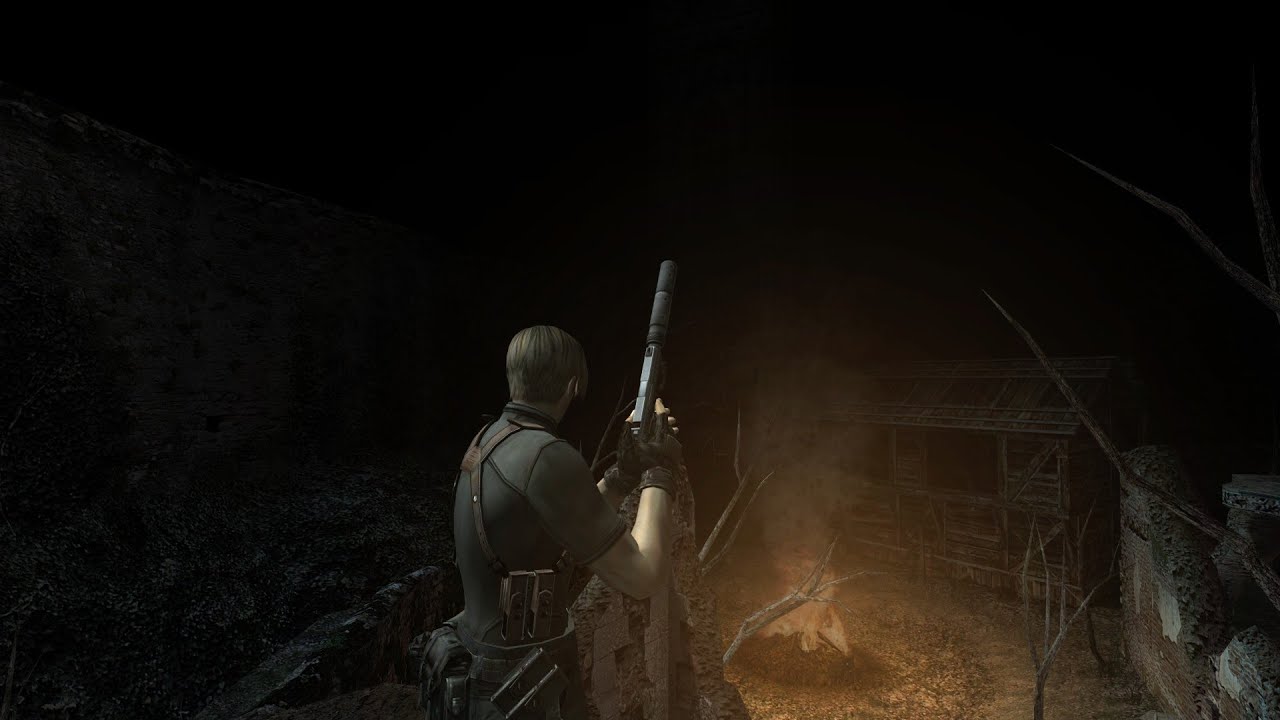 RE4UHD Dark Inferno Ult Edition, Minecart + outside tower rework