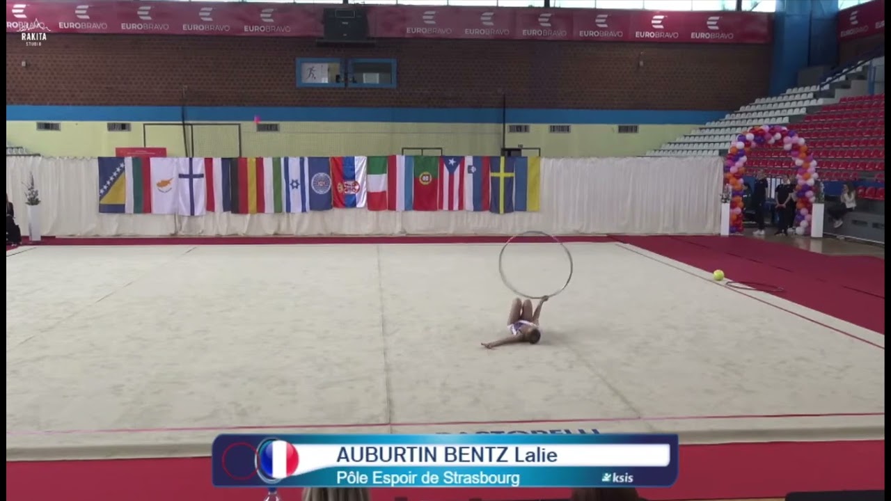Lalie Auburtin-Bentz 🇫🇷 cerceau 24/25. Ritam Cup à Belgrade 🇷🇸 AA.