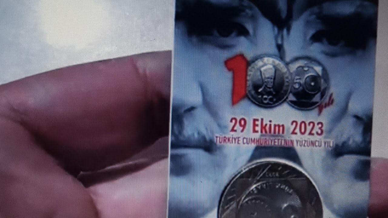 Hatıra Metal 5 tl Demir 5 tl Kaç para eder. Cumhuriyetin 100. Yılı Hatıra Parası