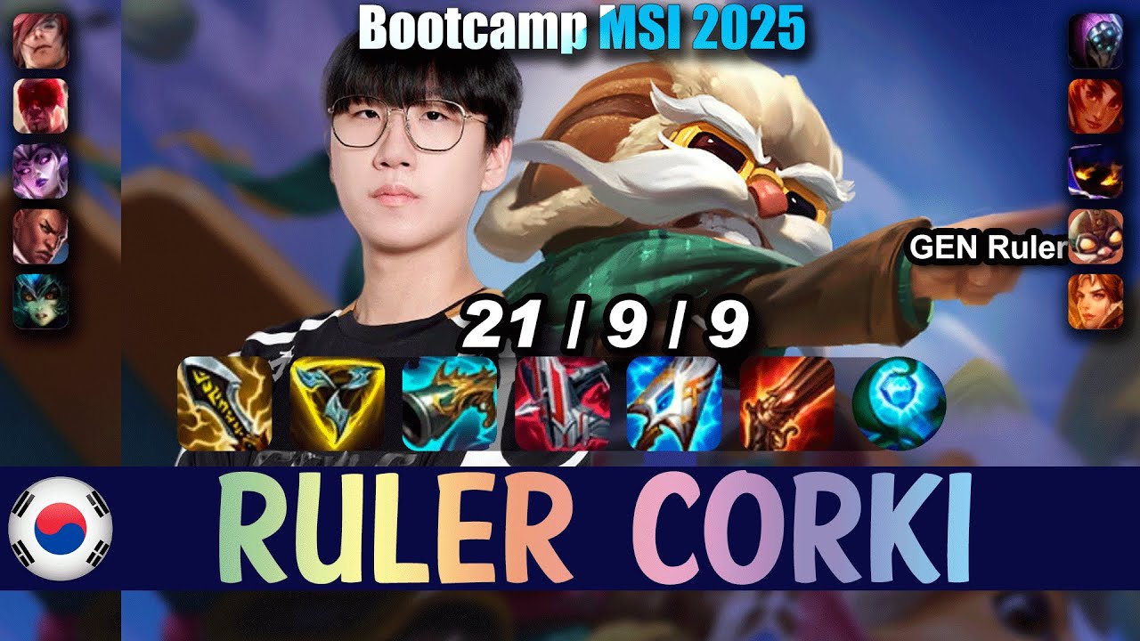 GEN Ruler CORKI vs LUCIAN ADC - Patch 25.13 NA Ranked | Bootcamp MSI 2025 | lolrec