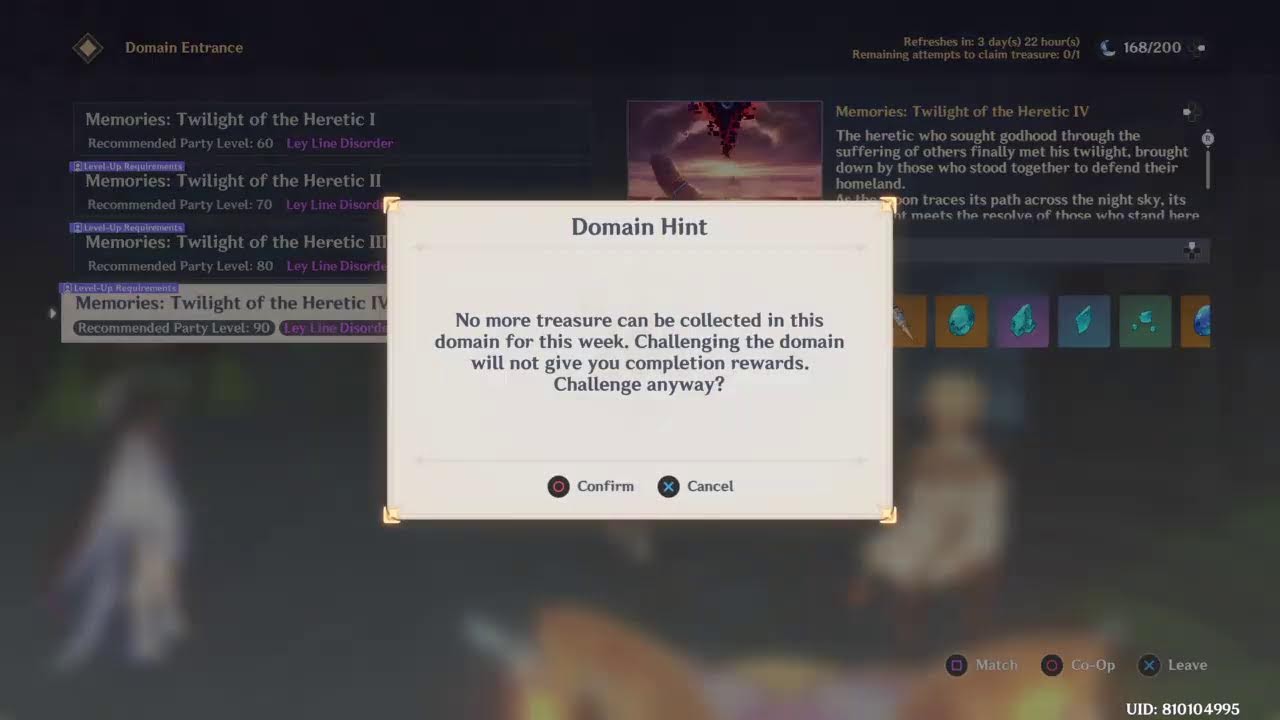 [Genshin Impact 6.3] Daily, Beat Weekly Dottore, else PS4