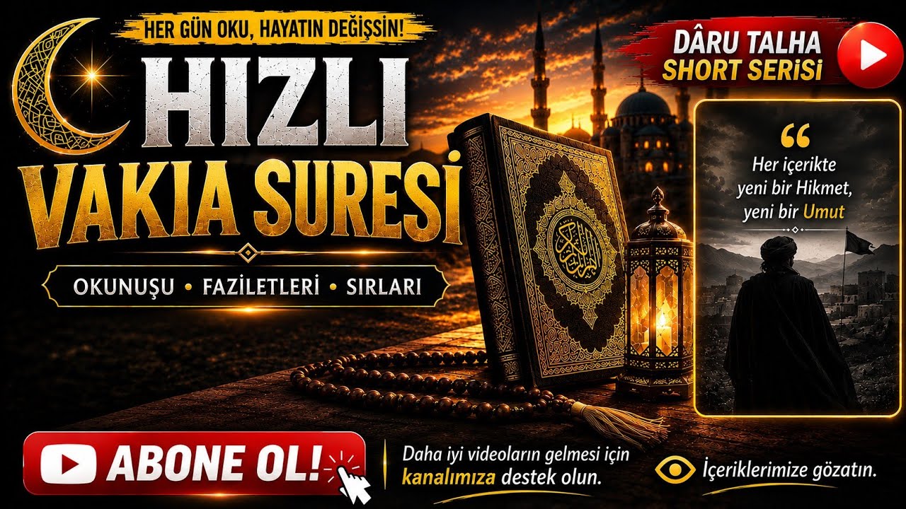 Vakıa Suresi (Hızlı) Mukabele