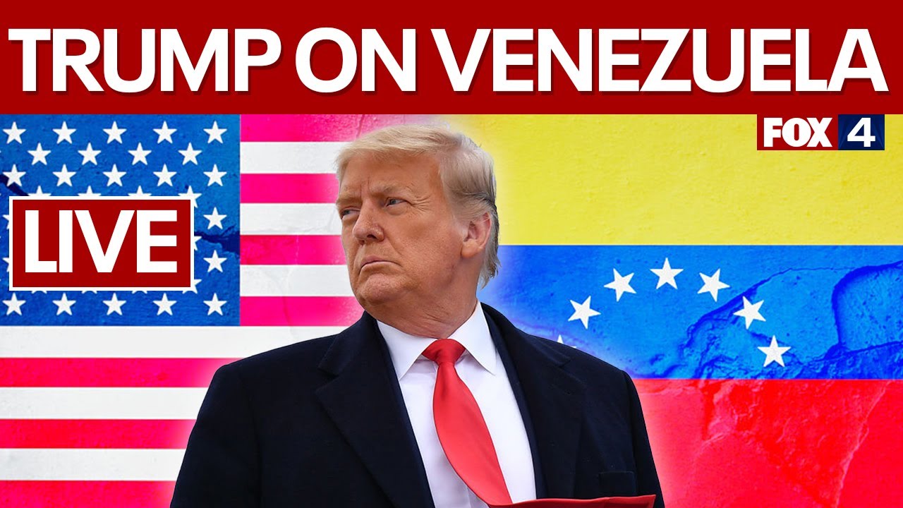 LIVE: Trump on "large-scale strike" on Venezuela
