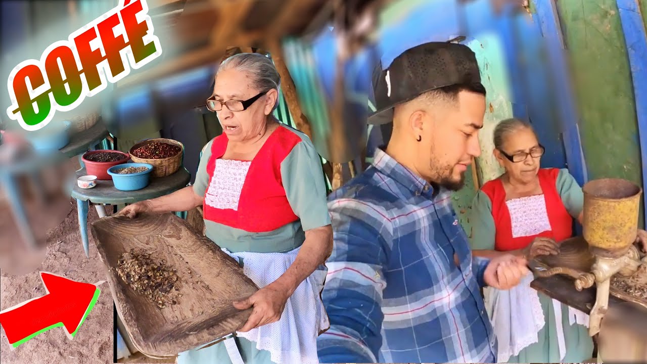 INCREÍBLE mi Abuela prepara CAFÉ  *de PALO*  the real COFFE | El Salvador