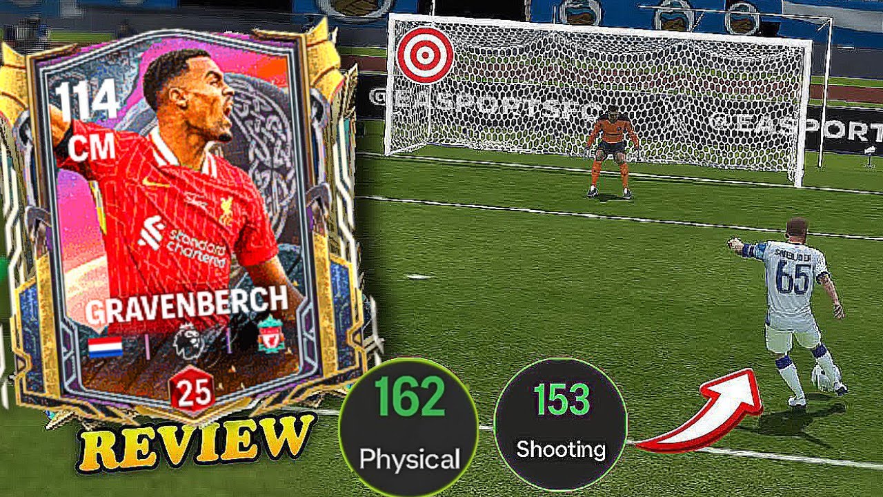 Most BUFF Cm ☠️⁉️ 110 Gravenberch FC Mobile Review 🔥Gravenberch FC mobile Review