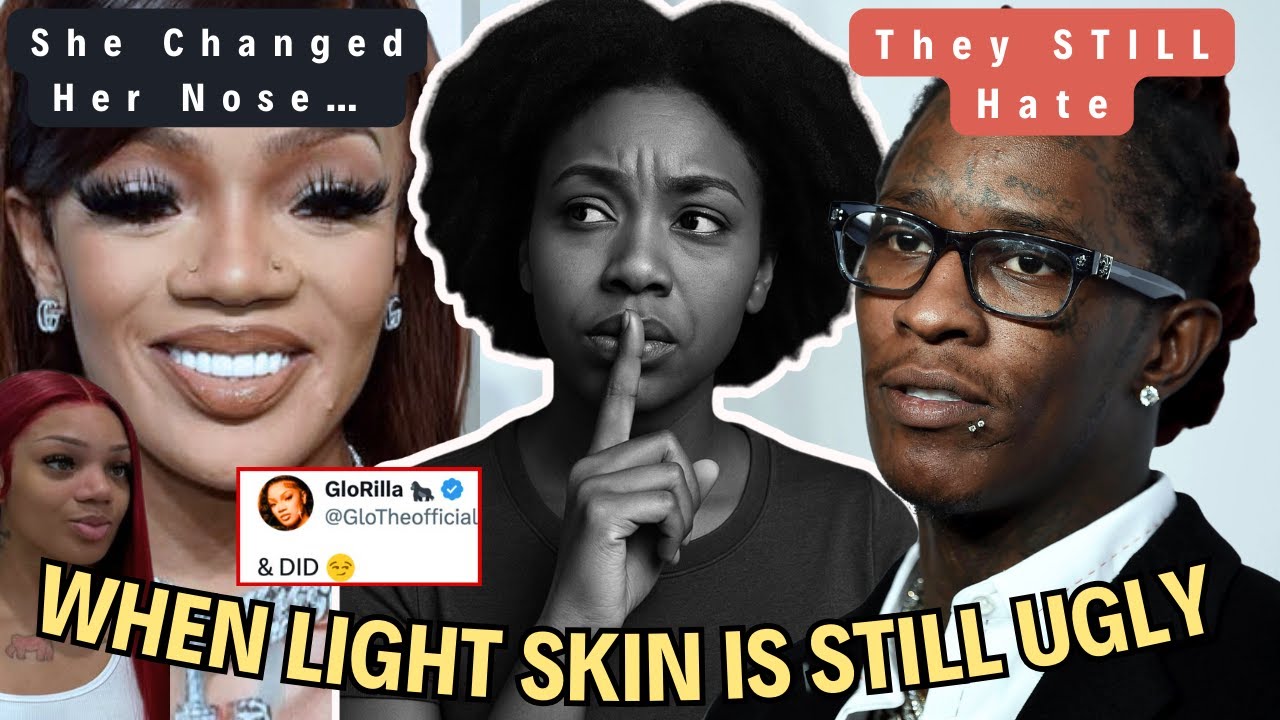 “Everyone Thinks GloRilla Is Ugly… But Nobody Wants To Admit Why” | Colorism and Featurism Politics