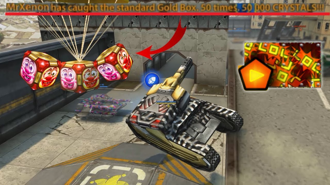 Tanki Online - Caught 50 000 SUPER GOLD!!! ( NO CLICKBAIT)  April Fool's day #1 2019 | Танки Онлайн