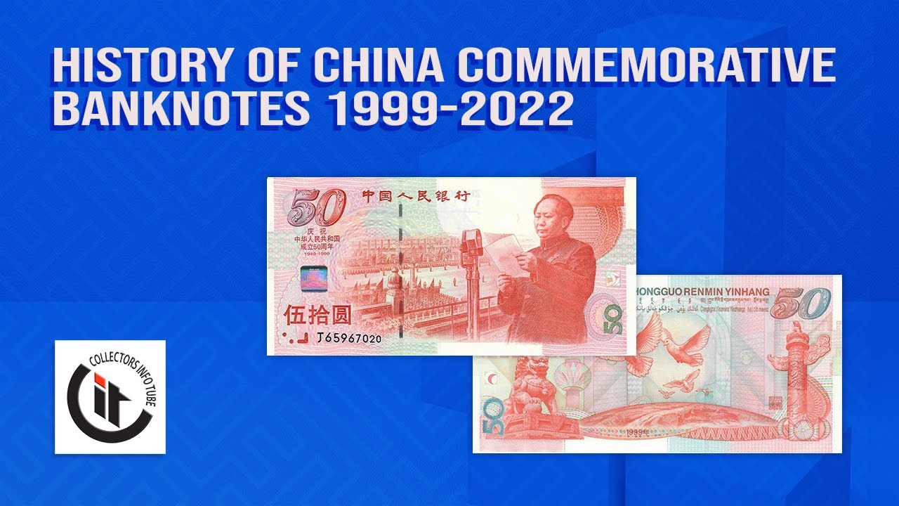 History of China Commemorative Banknotes 1999-2022 HD