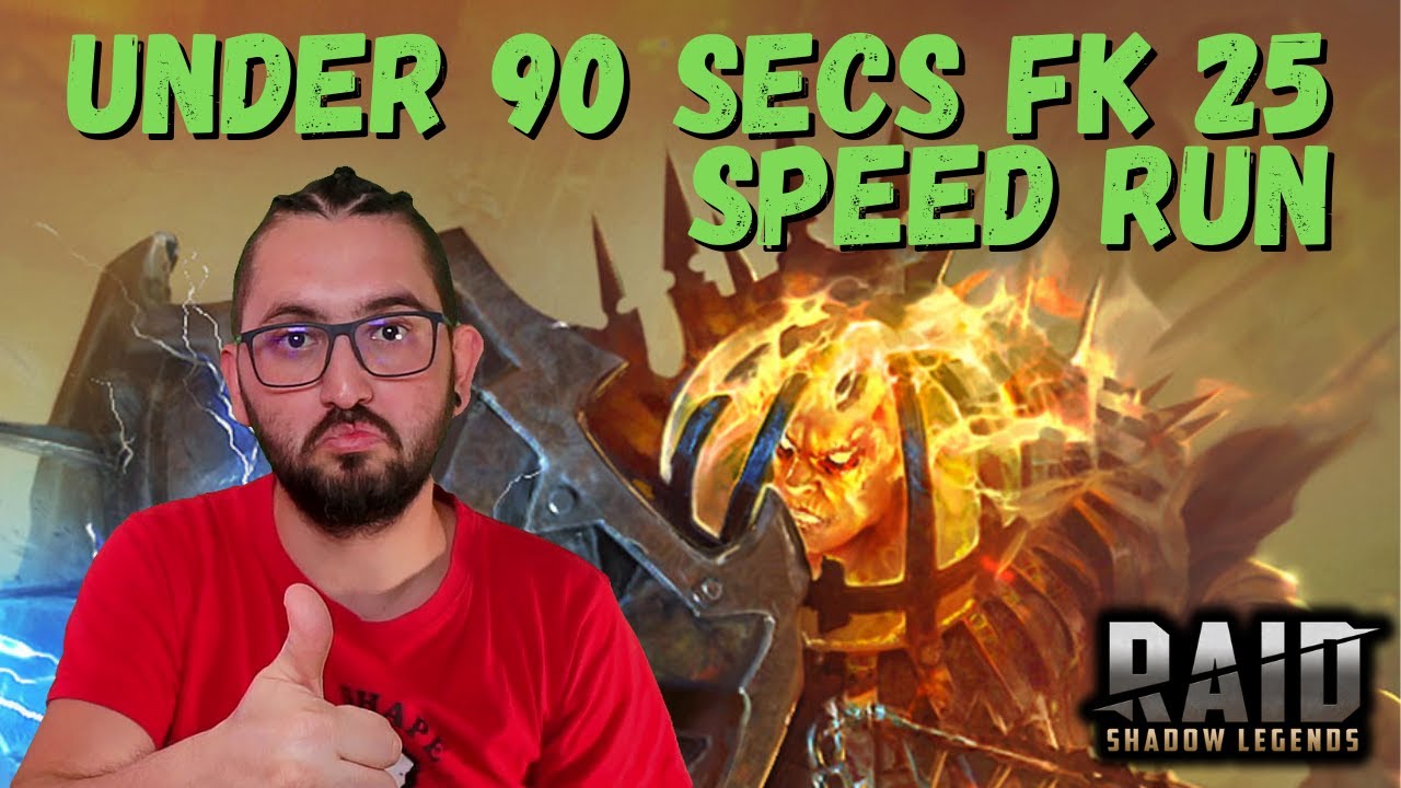 🔥 EASIEST FIRE KNIGHT 25 SPEED RUN 100% RELIABLE 🔥 | RAID SHADOW LEGENDS