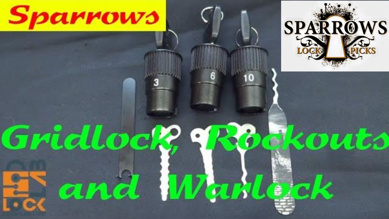 (973) Review: Sparrows GRIDLOCK, ROCKOUT, & WARLOCK Lock Picks