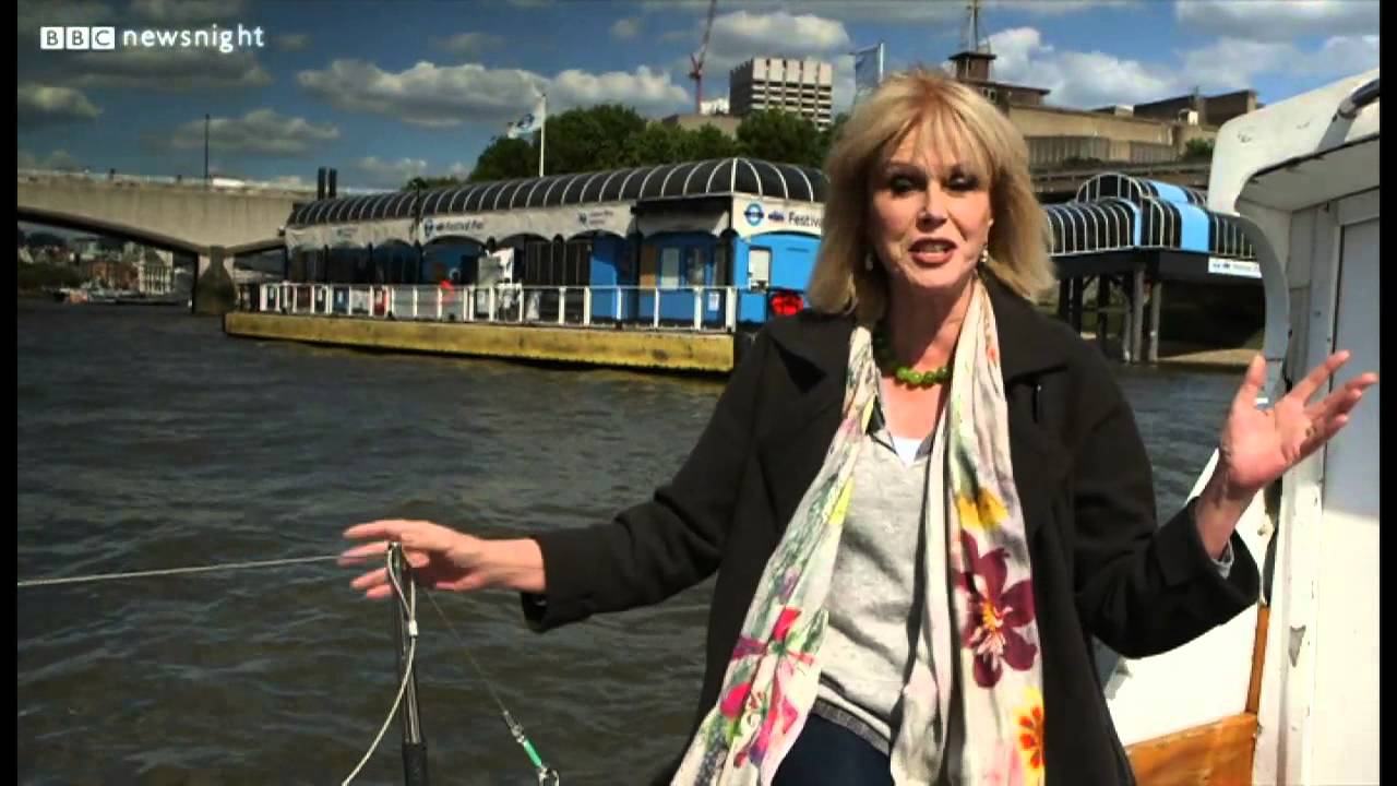 Joanna Lumley: 'We need a Garden Bridge over the Thames' - Newsnight