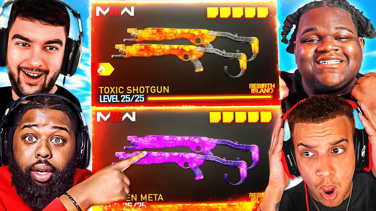 BROKEN SHOTGUN META LOADOUTS IN WARZONE REBIRTH ISLAND!