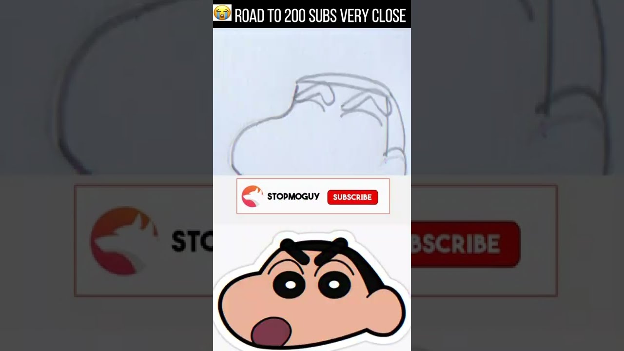 How To Draw Shinchan #shorts #stopmotionart | 😍😱 (WOW JUST GREAT!!)