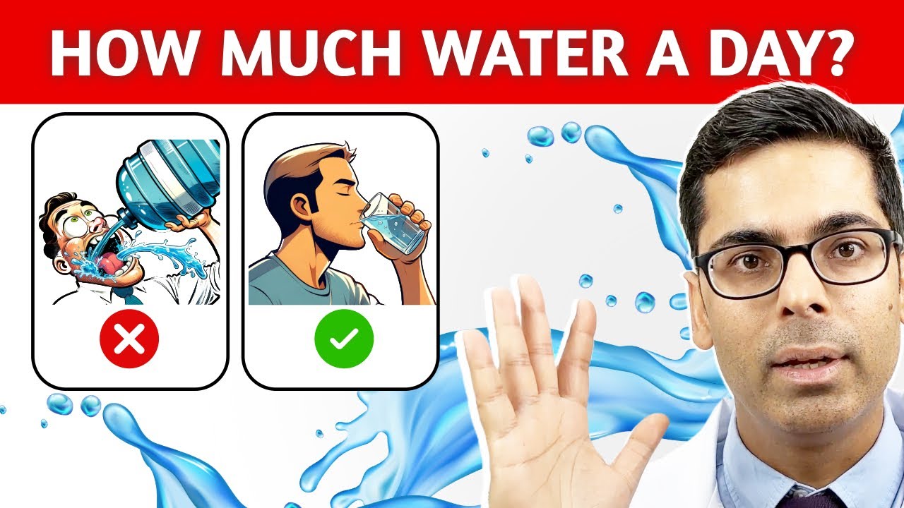 How Much WATER Should You DRINK A Day? Harvard Trained Doctor