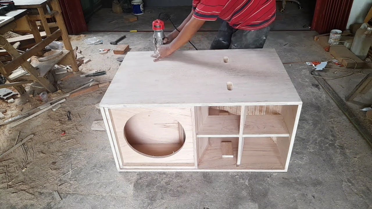 Cara membuat BOX SPEAKER SUPER SCOOP 15 inc