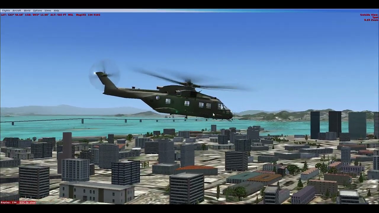 Voo do Galeão para Santos Dumont   Helicóptero militar