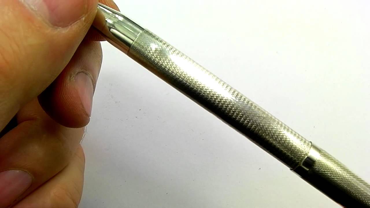 Vintage 1951 Yard O Led Sterling Silver Propelling  Pencil Engraved H. R.