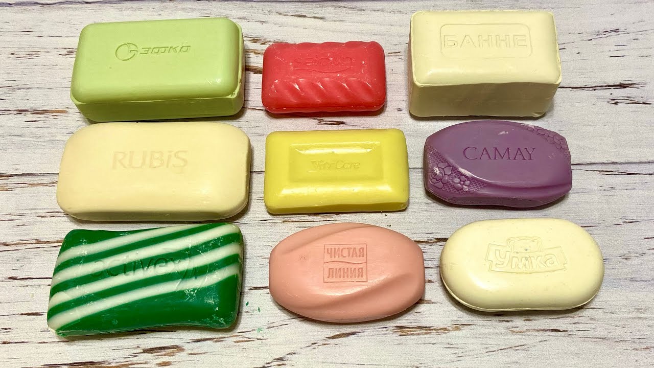 ASMR Soap/ cutting dry soap/ резка сухого мыла