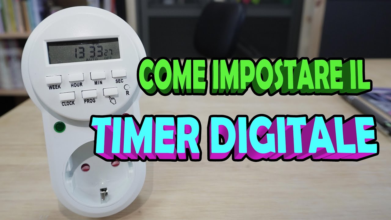 COME IMPOSTARE IL TIMER DIGITALE - TUTORIAL - RETTILI - BASSI GARDEN