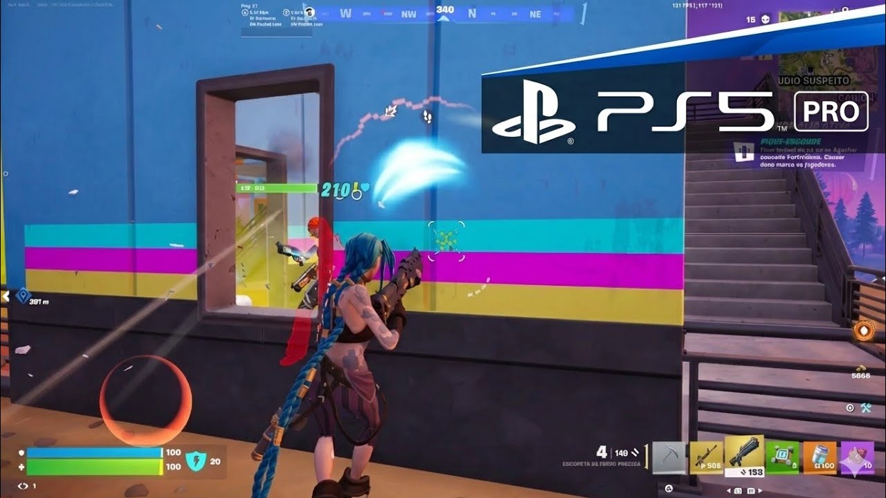 TREINO DA RESULTADOS FORTNITE PS5 PRO 120FPS