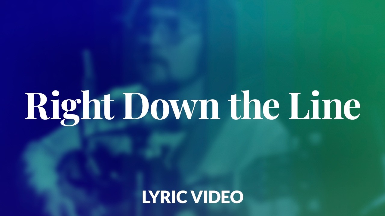 Gerry Rafferty - Right Down the Line (Lyric Video)