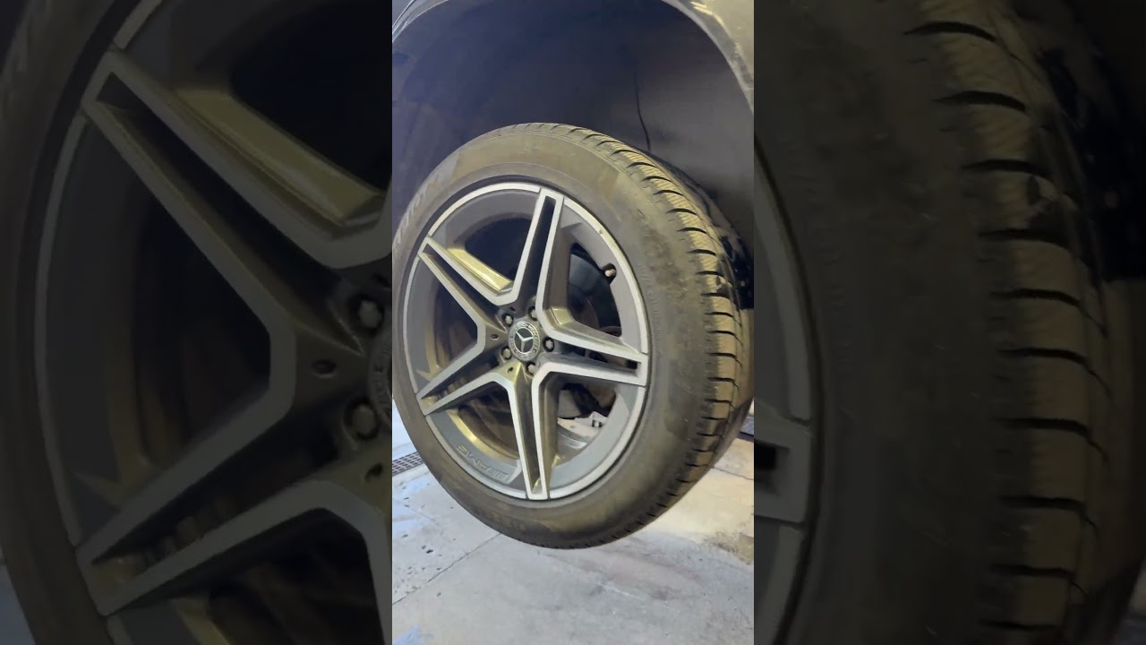 Mercedes GLs450 gets new tires! #shortsfeed #shorts #fyp #automobile #mercedes