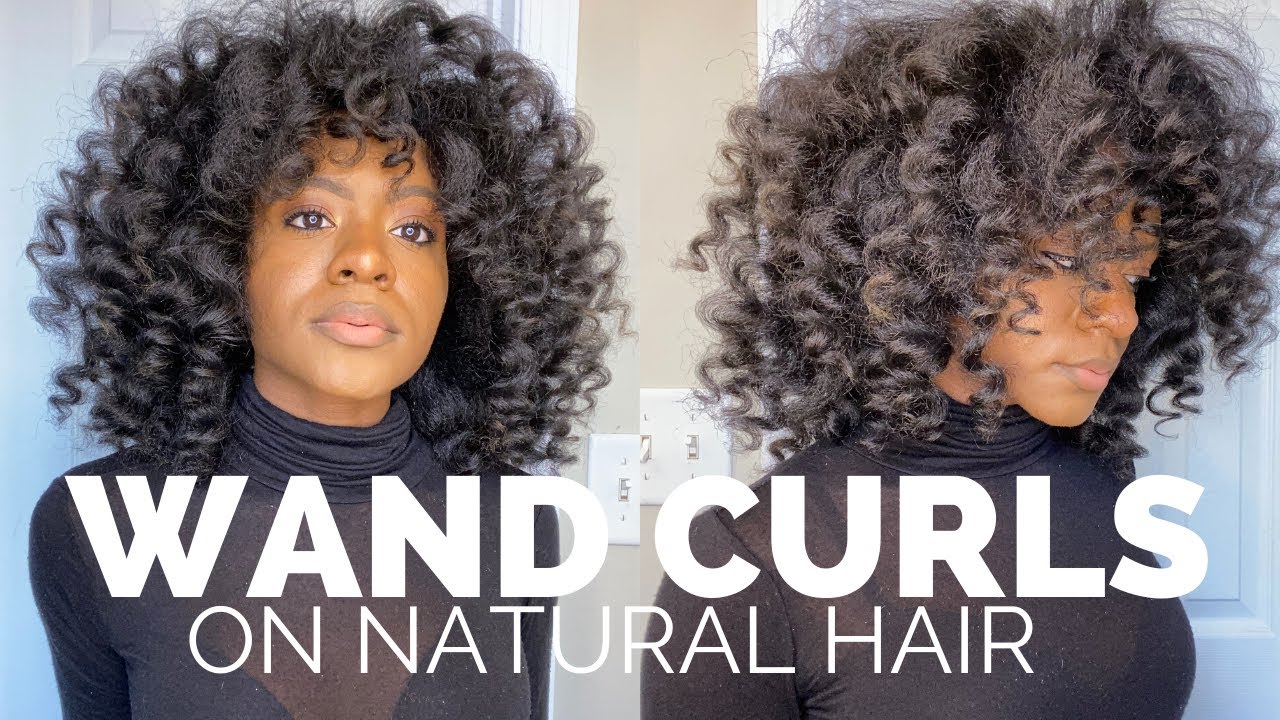Wand Curls on Natural Hair | Quick & Easy Tutorial!