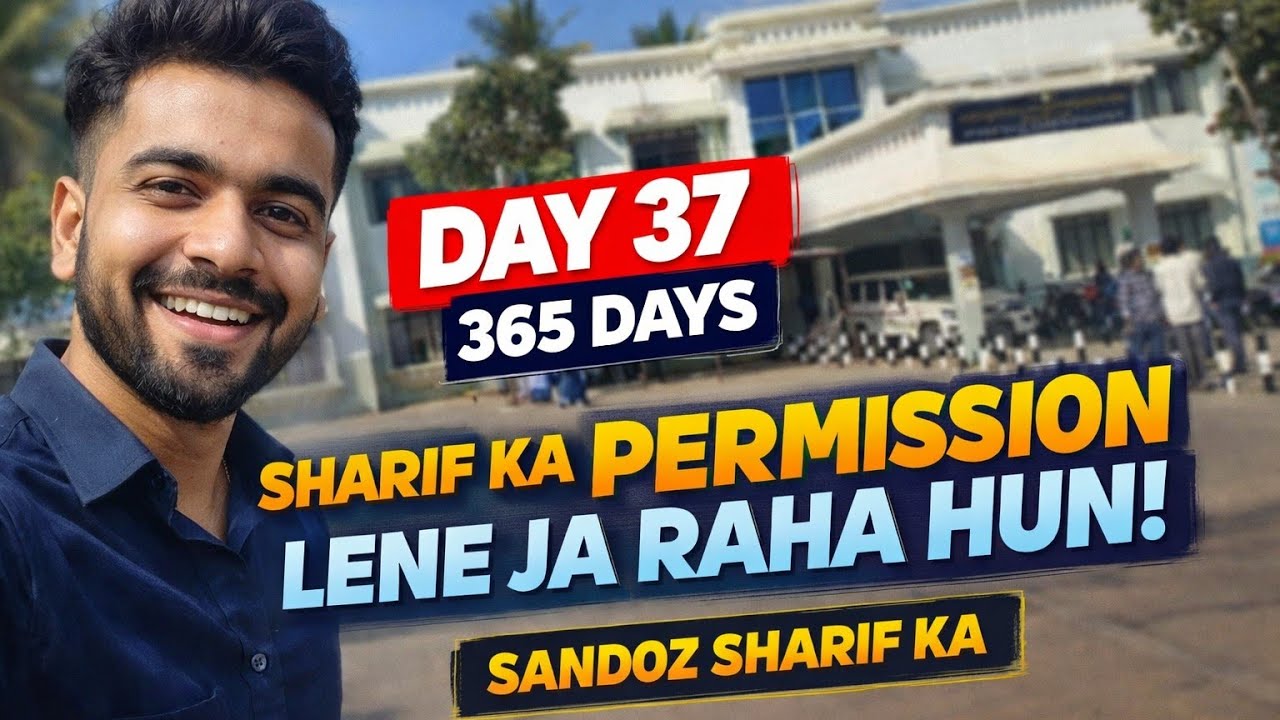 Day 37 chalenge of 365days permission Lene ja raha hun sandol e shariff ka 