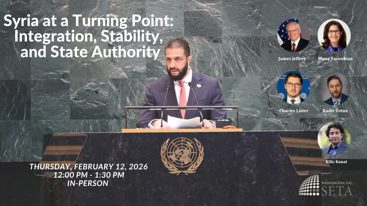 Syria at a Turning Point  Integration, Stability, and State Authority