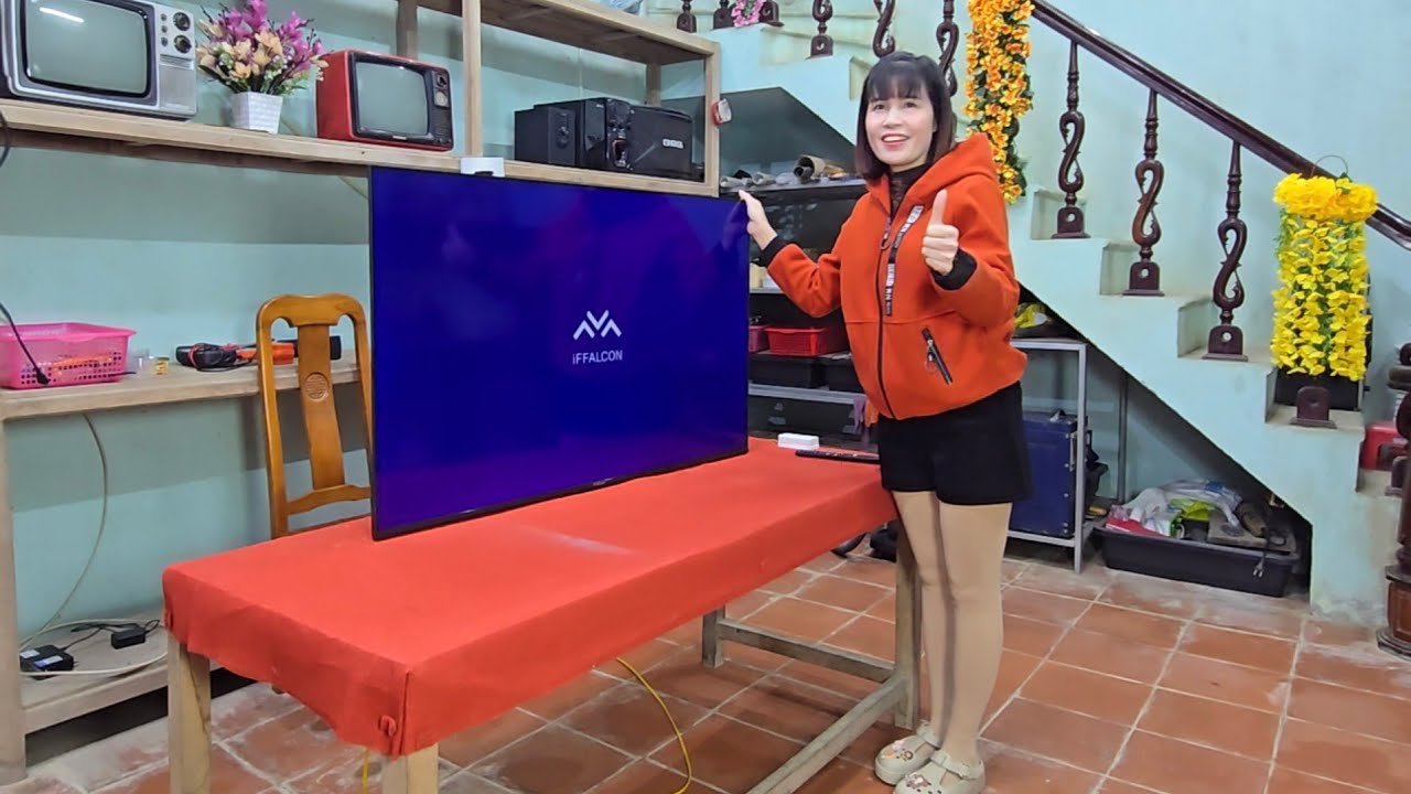 Repairing a 50-inch IFFALCON TV that has lost power / Hải daily life