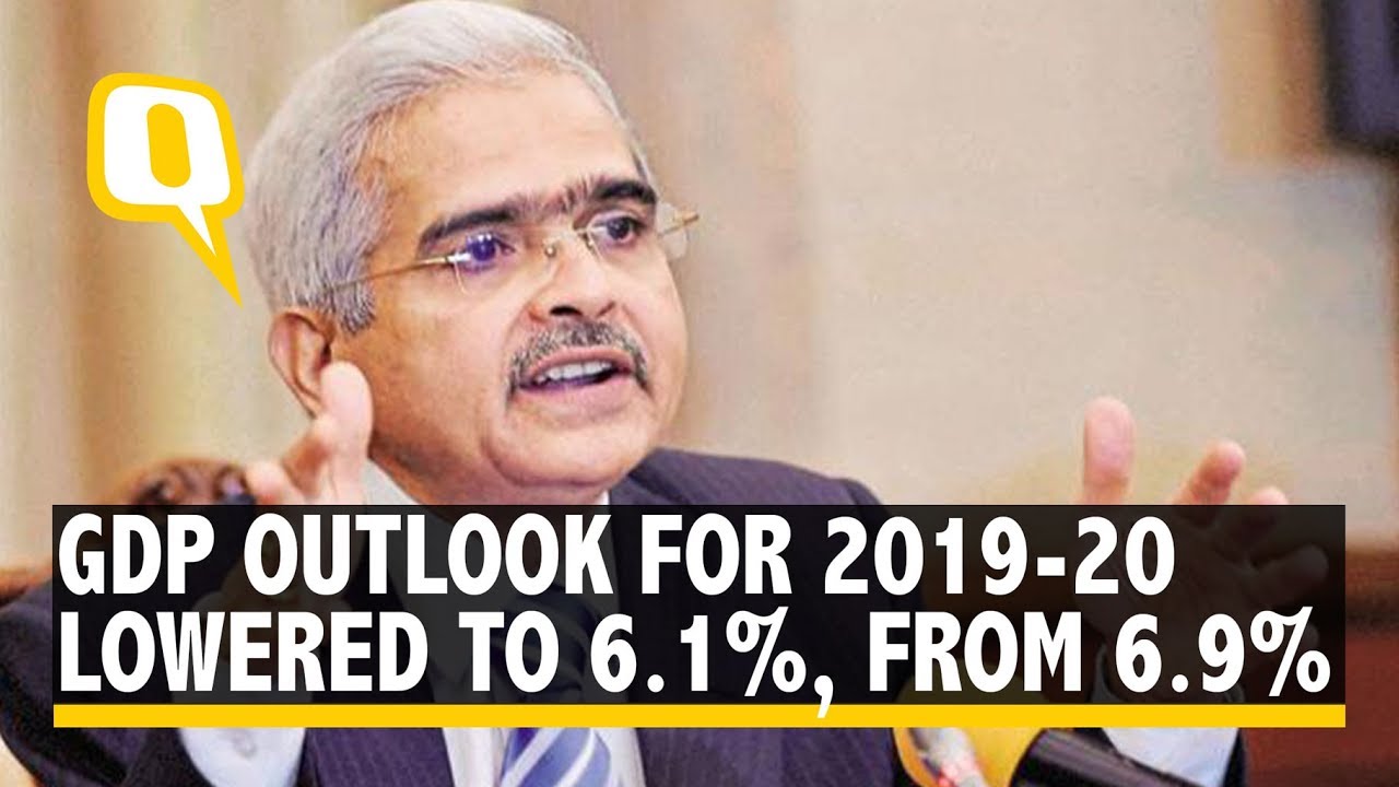RBI Cuts Repo Rate by 25 Basis Points, GDP Outlook for 2019-20 Lowered