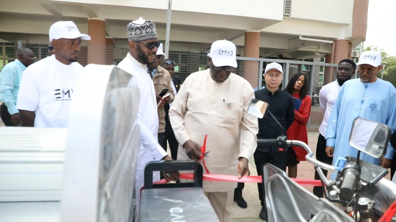 Executives of Electric Motor Vehicles on a Visit to the Vice-Chancellor, Prof. Olufemi Peters