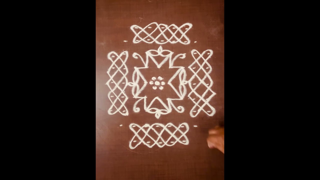 9*5 #rangolidesign#easyrangoli #youtubevideo 